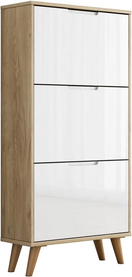 Schuhschrank OTTO HOME Lund Eichefarben Weiß FSC-zertifiziert - Bild 5