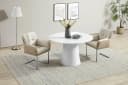 Esstisch OTTO HOME Josselin Weiß Zement-Optik Bild 1
