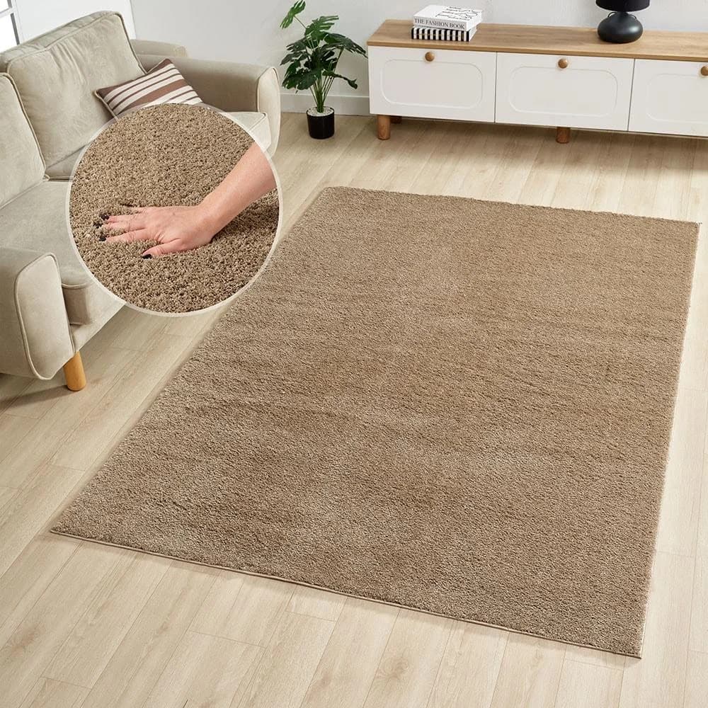 OTTO HOME Lilari Shaggy Premium Teppich Beige