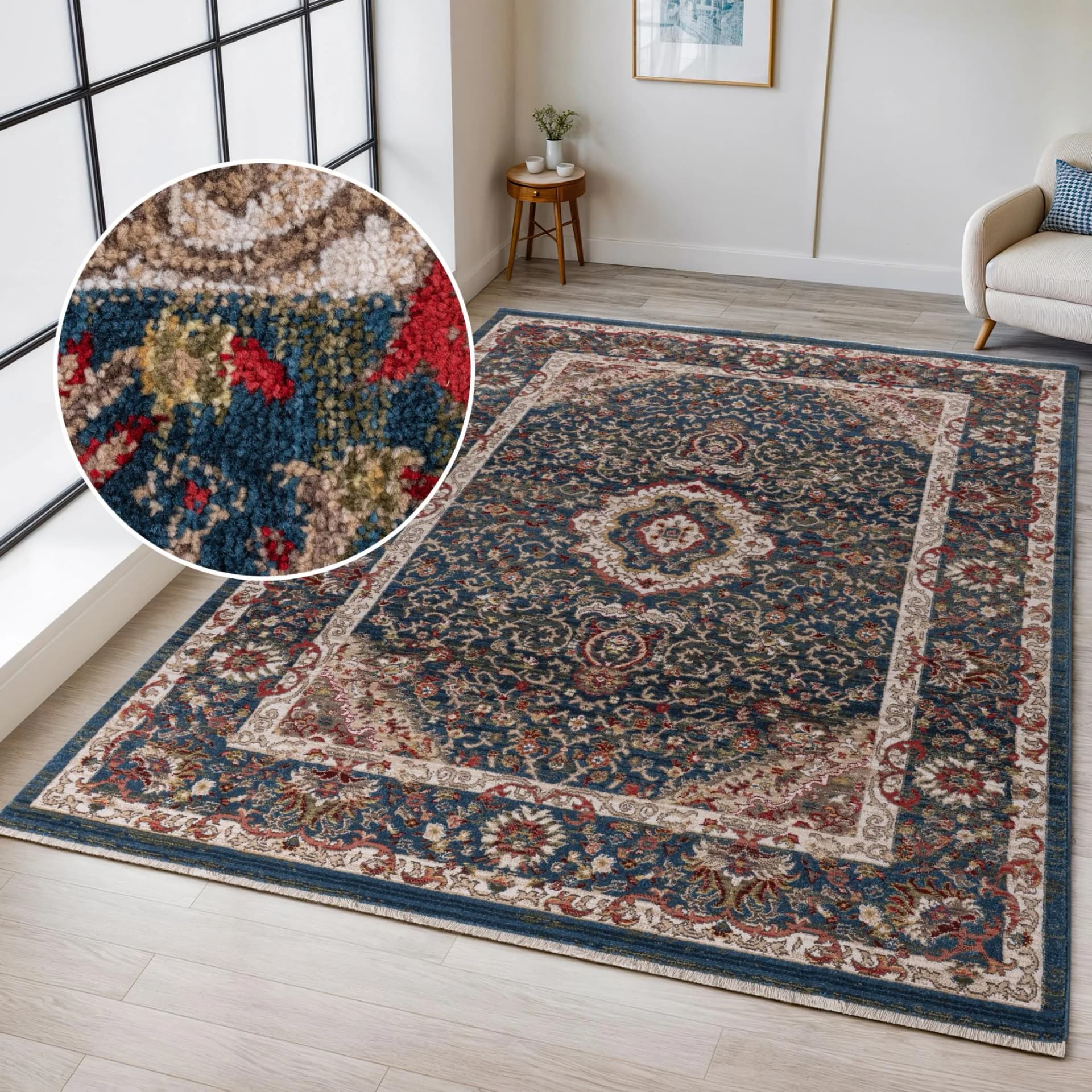 OTTO HOME Teppich Molvio Blau Orientalisch Vintage