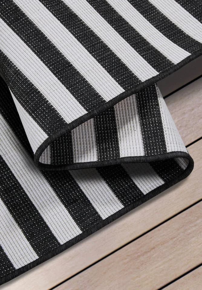 OTTO HOME Viela In-Outdoor Teppich Schwarz-Weiß Wendeteppich - Bild 5