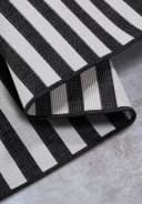 OTTO HOME Viela Outdoor Wendeteppich Schwarz-Weiß Flachgewebe Bild 5