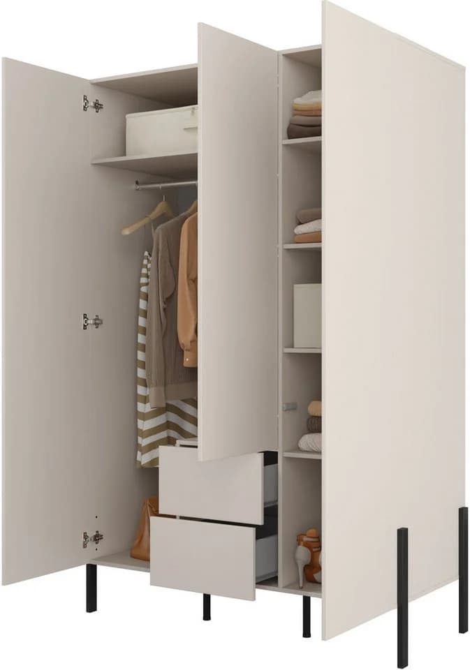 OTTO HOME Jukon Kleiderschrank Kaschmir Modern Push-to-Open - Bild 4