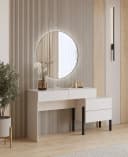 OTTO HOME Schminktisch Jukon Modern Kaschmir Schwarz 4 Schubladen Bild 2