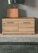 Home Affaire Sitzbank Siena 90cm Eiche Anthrazit mit Stauraum Bild 1