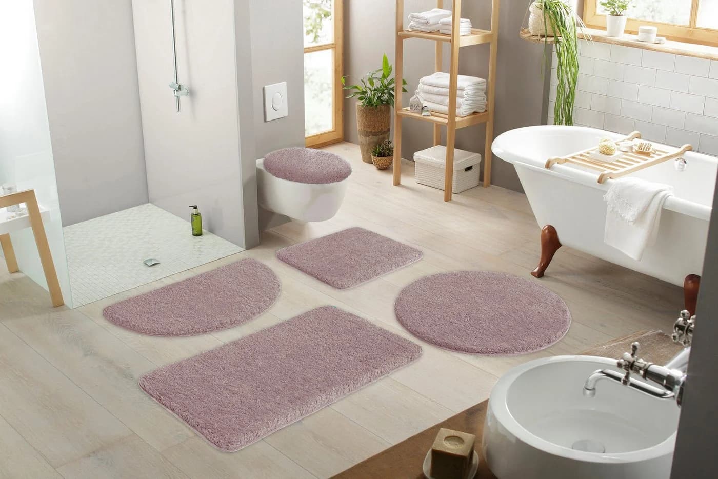 my home Badematte Sanremo Rosa 3-tlg. Set - Bild 2
