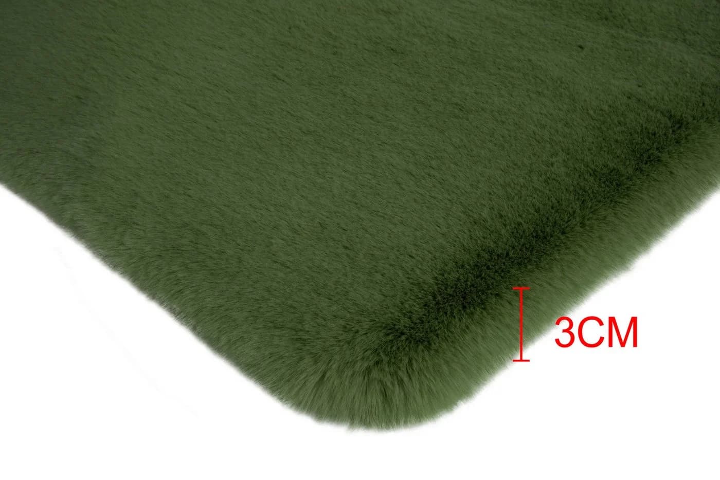 OTTO home Badematte Rabbit Dunkelgrün Polyester Rund - Bild 5