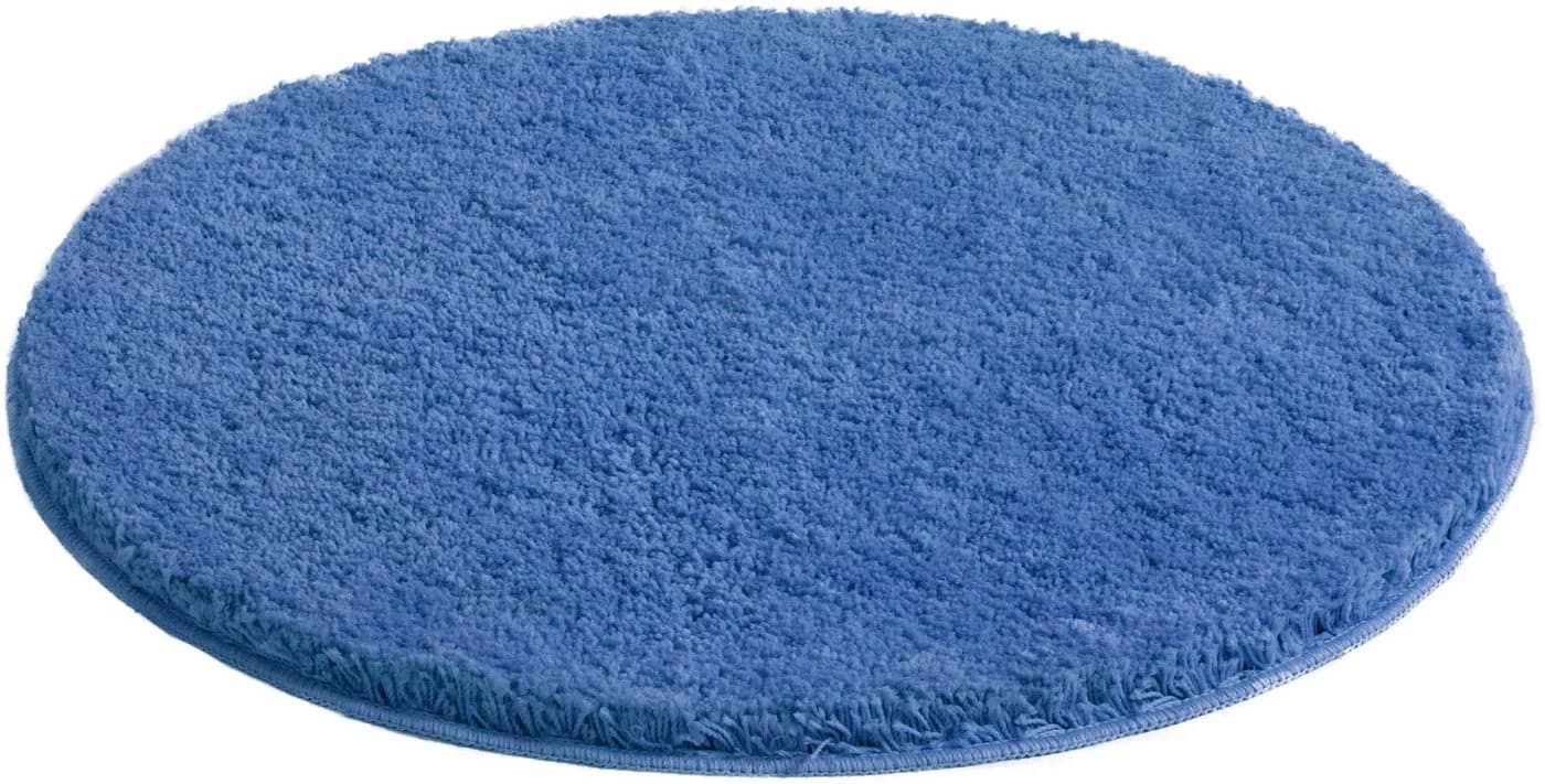 my home Badematte Inga Badezimmer Teppich Blau Polyester - Bild 2