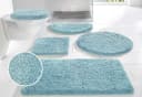 my home Badematte Sanremo Badvorleger Badezimmer Teppich Hellblau Bild 2