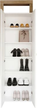 Schuhschrank INOSIGN Hamburg Höhe 195 cm mit Spiegeltüren und 6 Ebenen Bild 5