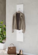 OTTO HOME Garderobenpaneel Weiß Hochglanz mit 2 Haken Bild 1