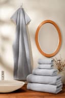 OTTO HOME Handtuch Set Fenya 6-tlg. Hellgrau 100% Baumwolle Premium Bild 1