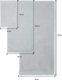 OTTO HOME Handtuch Set Fenya 6-tlg. Hellgrau 100% Baumwolle Premium Bild 4