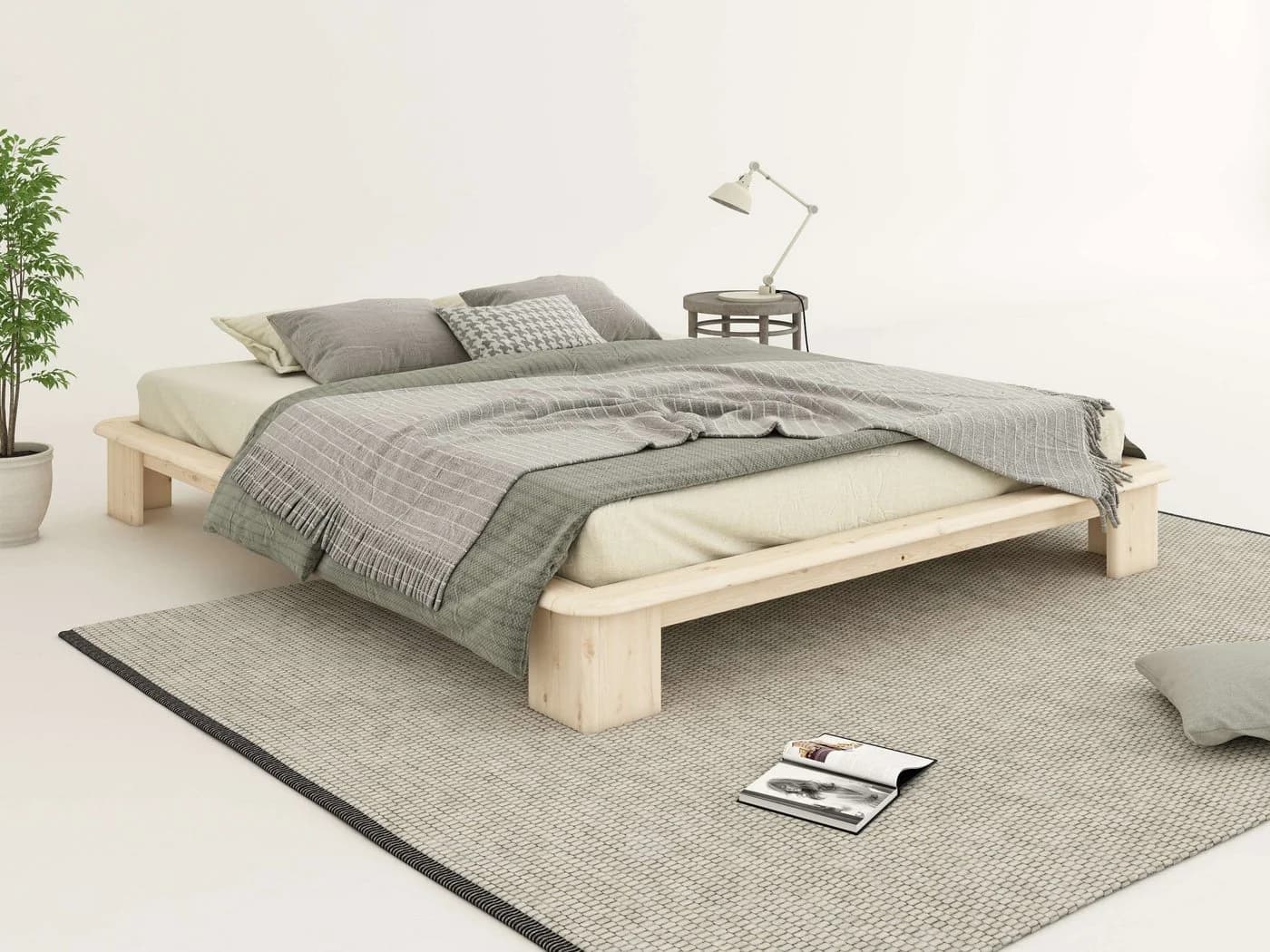 OTTO home Futonbett Peregrin Massivholzbett Kiefer - Bild 2