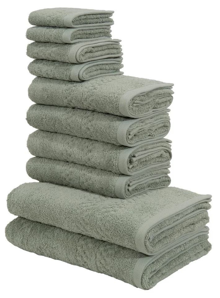 My Home Handtuch Set Regona 10-tlg. Premium Handtücher 500 gr/m² Frottier - Bild 2