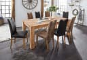Home affaire Esszimmerstuhl Roberta Set 2 St. Eiche massiv Braun Bild 1