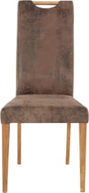 Home affaire Esszimmerstuhl Roberta Set 2 St. Eiche massiv Braun Bild 3
