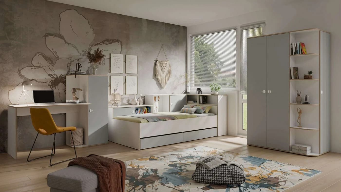 Home Affaire Kleiderschrank ELLETE Geräumiger Schrank mit Regalfächern und Kleiderstangen - Bild 3
