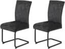 OTTO HOME Freischwinger LINA 2er Set Grau Metall Bild 2