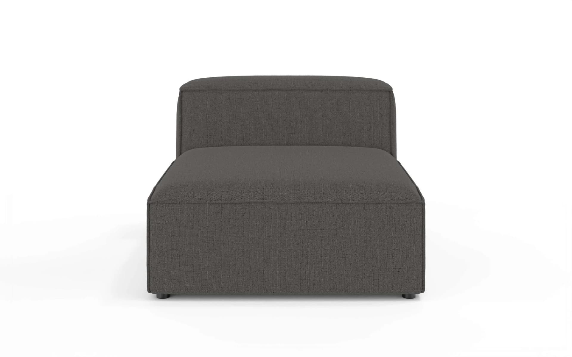 Chaiselongue OTTO HOME HAILY Liegesessel Loungemöbel Relaxen 100x130x72 cm Dunkelgrau