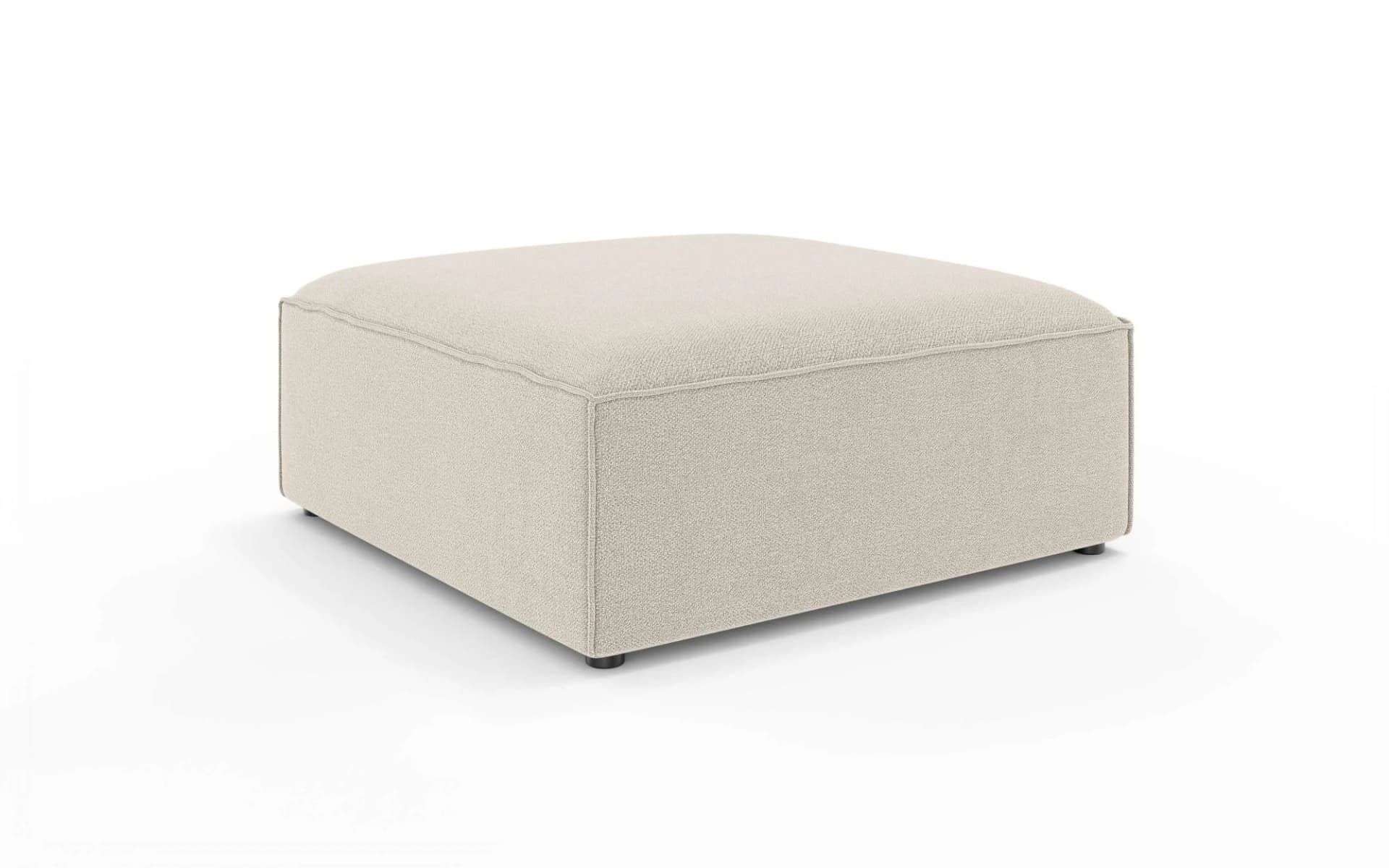 OTTO HOME Polsterhocker HAILY XL beige 100x100 cm