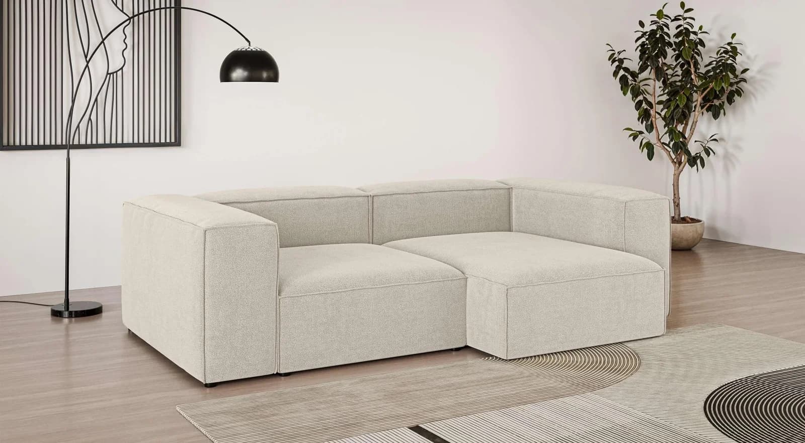 Ecksofa OTTO HOME XL HAILY L-Form Modularsofa Extra Tief