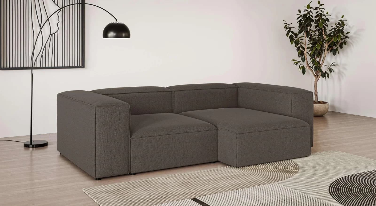 Ecksofa OTTO HOME XL HAILY L-Form Modularsofa Extra Tief
