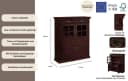 OTTO HOME Vinales Highboard Dunkelbraun Massivholz Bild 3