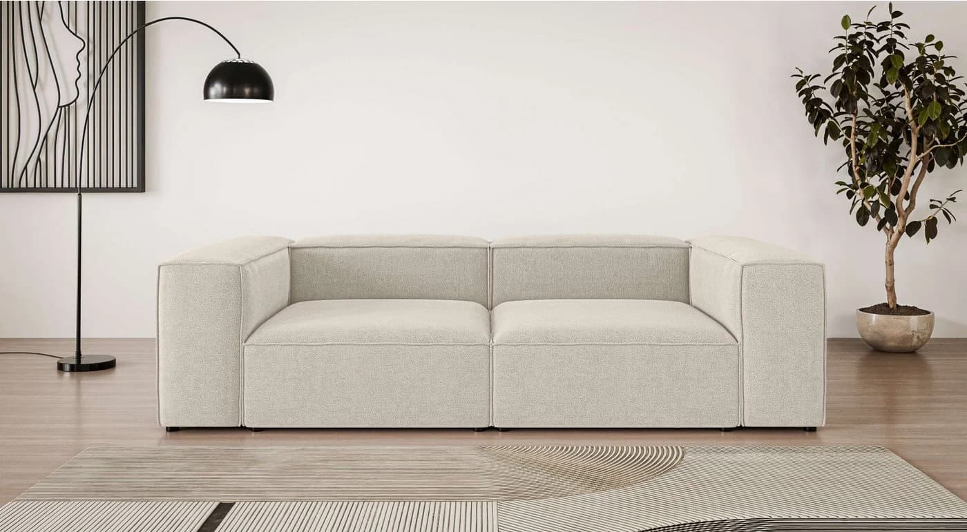 Big-Sofa OTTO HOME XL HAILY Modularsofa extra tief, 100% Polyester, 260x130x72 cm - Bild 2