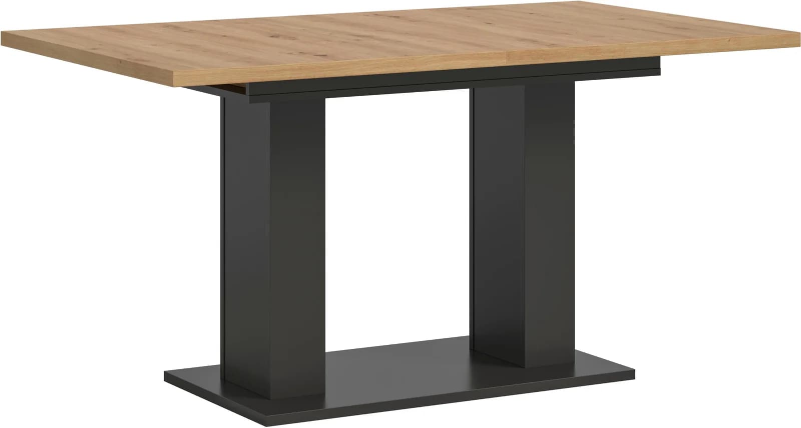 HOME AFFAIRE Esstisch Motus Ausziehbar 150-190 cm Holzoptik Grau