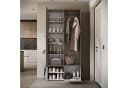 Home Affaire Garderobenschrank DINO Beige mit Spiegel und Kleiderstange Bild 5