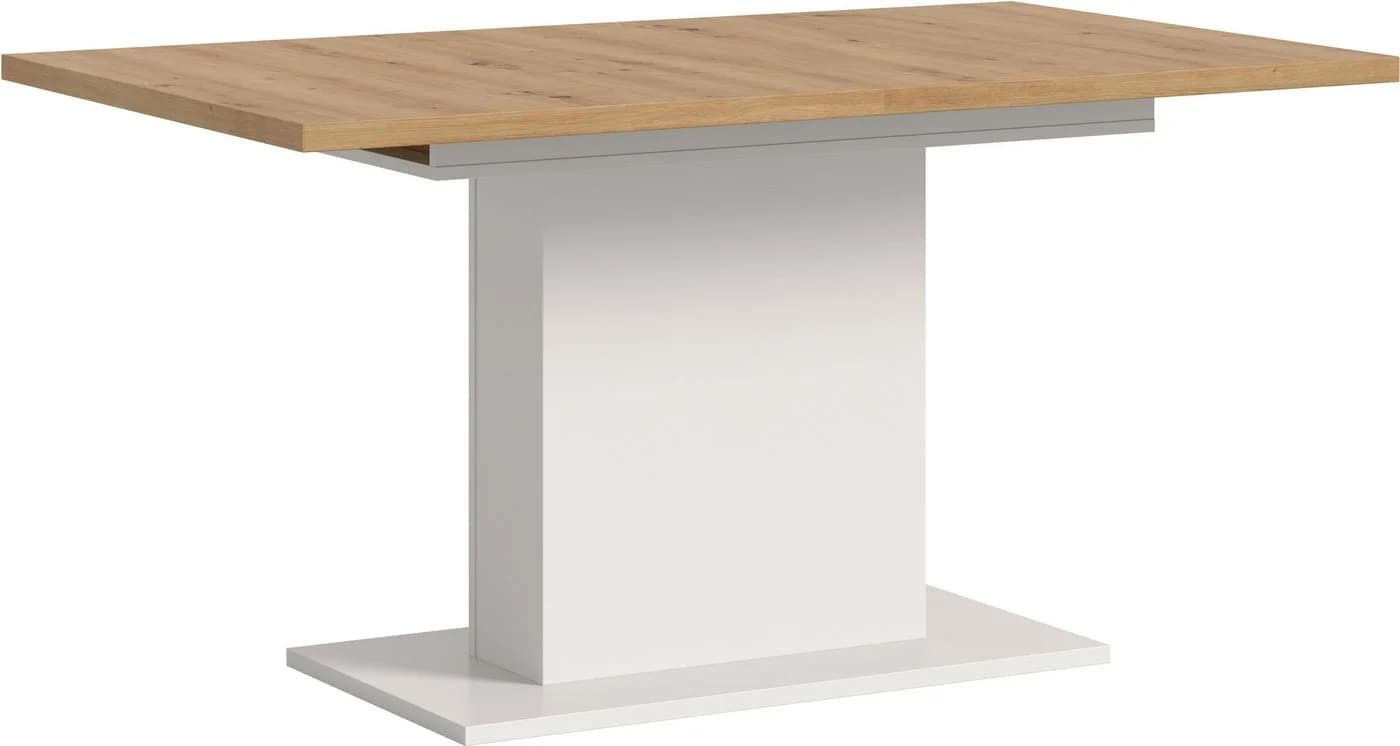 HOME AFFAIRE Esstisch Motus Ausziehbar Weiß Artisan Oak - Bild 2