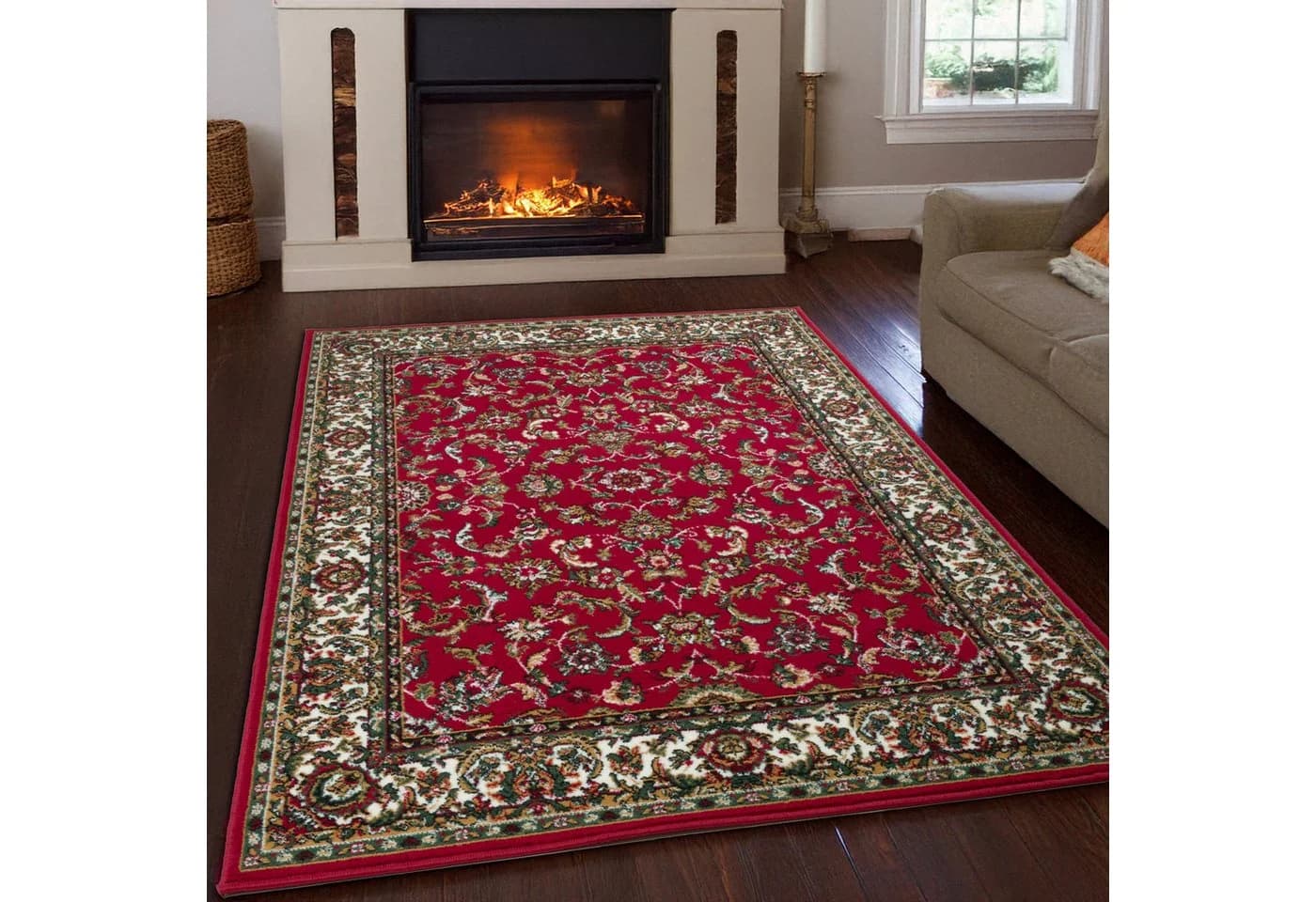 OTTO HOME Teppich Ezzo Rot Orientalisch Kurzflor - Bild 2
