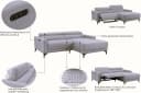 Ecksofa OTTO HOME LEWII L-Form 213 cm Anthrazit Bild 3