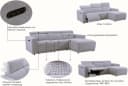 Ecksofa OTTO HOME LEOO Anthrazit Federkern Bild 3