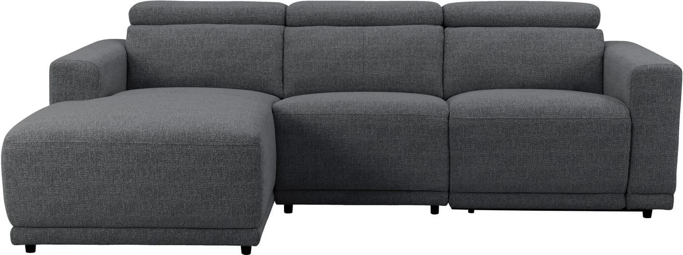 Ecksofa OTTO HOME LEOO Anthrazit Federkern - Bild 4