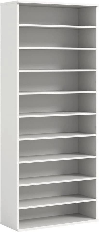 HOME AFFAIRE Trondheim Schuhregal Weiß 80x193cm - Bild 2