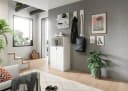 HOME AFFAIRE Trondheim Garderobenpaneel Weiß Hochglanz Bild 4