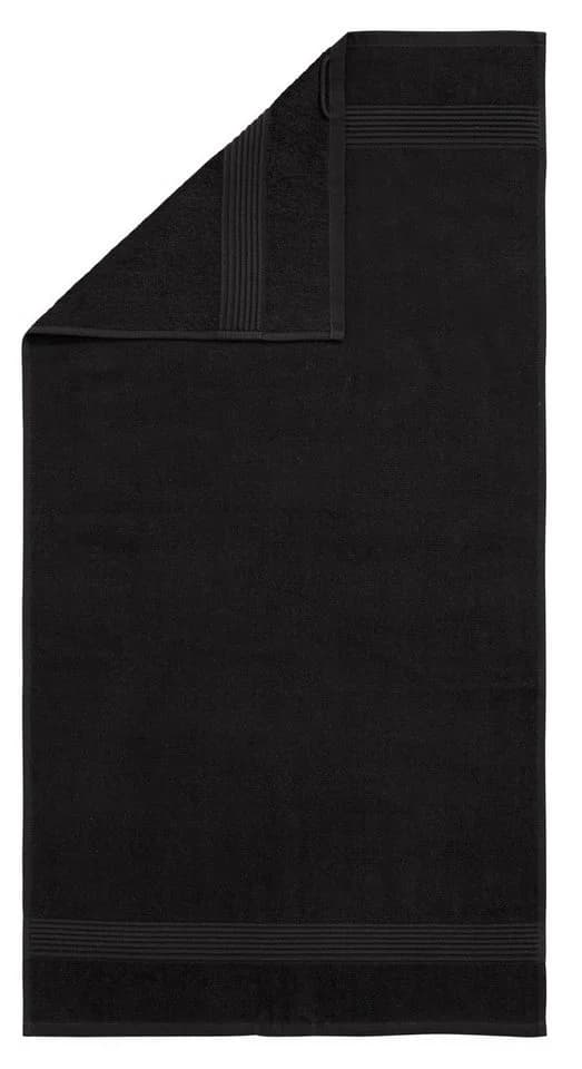 Handtuch Set MY HOME Anna 2 Duschtücher 70x140 4 Handtücher 50x100 Anthrazit Schwarz Walkfrottee - Bild 5