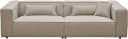 LeGer Home PIARA 3-Sitzer Sofa Greige Strukturstoff Bild 1