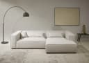 LeGer Home Ecksofa PIARA XXL L-Form Beige Polyester Bild 5