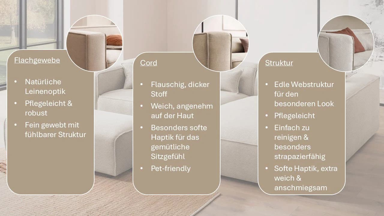 LeGer Home Ecksofa PIARA XXL L-Form mit Schlaffunktion Beige