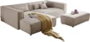 LeGer Home Ecksofa PIARA XXL L-Form mit Schlaffunktion Beige Bild 5