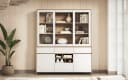 Buffet HOME AFFAIRE Stranda Hochschrank Weiß Skandi Eiche Modern Bild 2