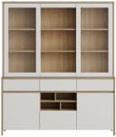 Buffet HOME AFFAIRE Stranda Hochschrank Weiß Skandi Eiche Modern Bild 3