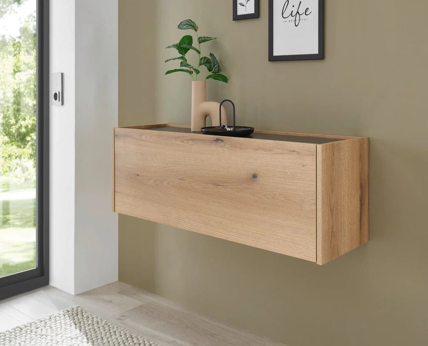 HOME AFFAIRE Wandschrank GiRON/CiTY Eiche Evoke Wandgarderobe - Bild 2
