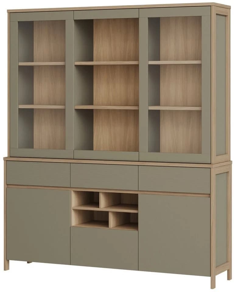 Home Affaire Stranda Hochschrank Eukalyptus Skandi Eiche