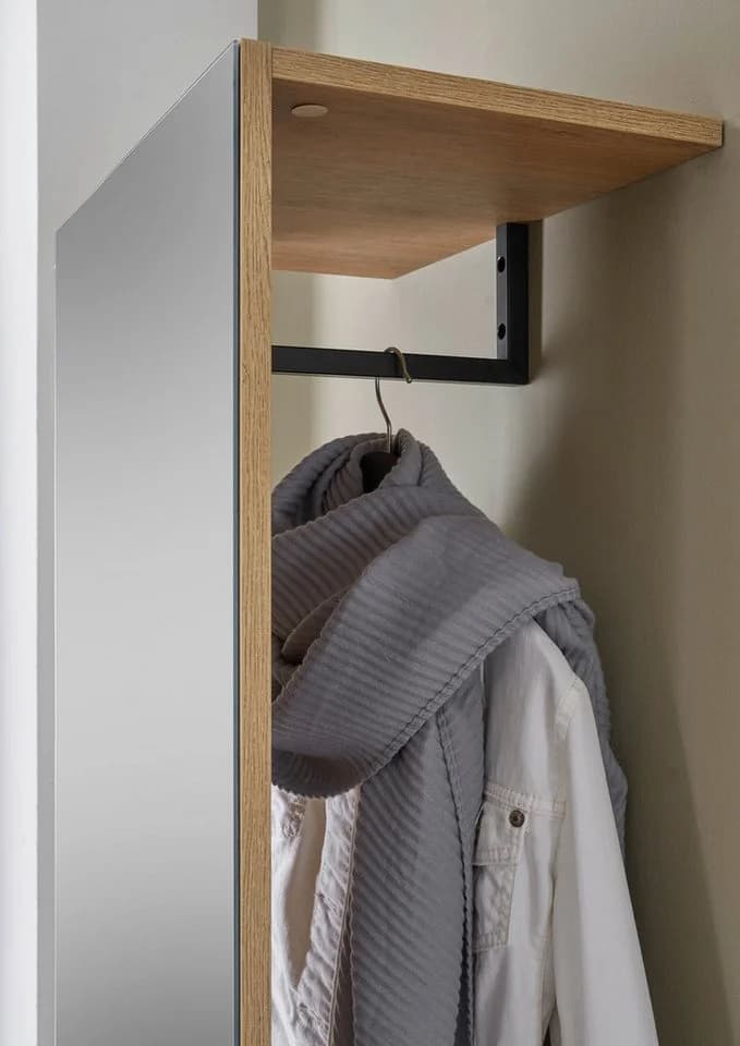 Home affaire Garderobenschrank mit Spiegelfront Eiche Evoke - Bild 3