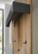 Home affaire Garderoben-Set GIRON/CiTY mit Schuhbank Eiche Evoke Bild 4
