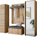 HOME AFFAIRE Garderoben-Set GIRON/CiTY Eiche Evoke Komplettset Bild 3